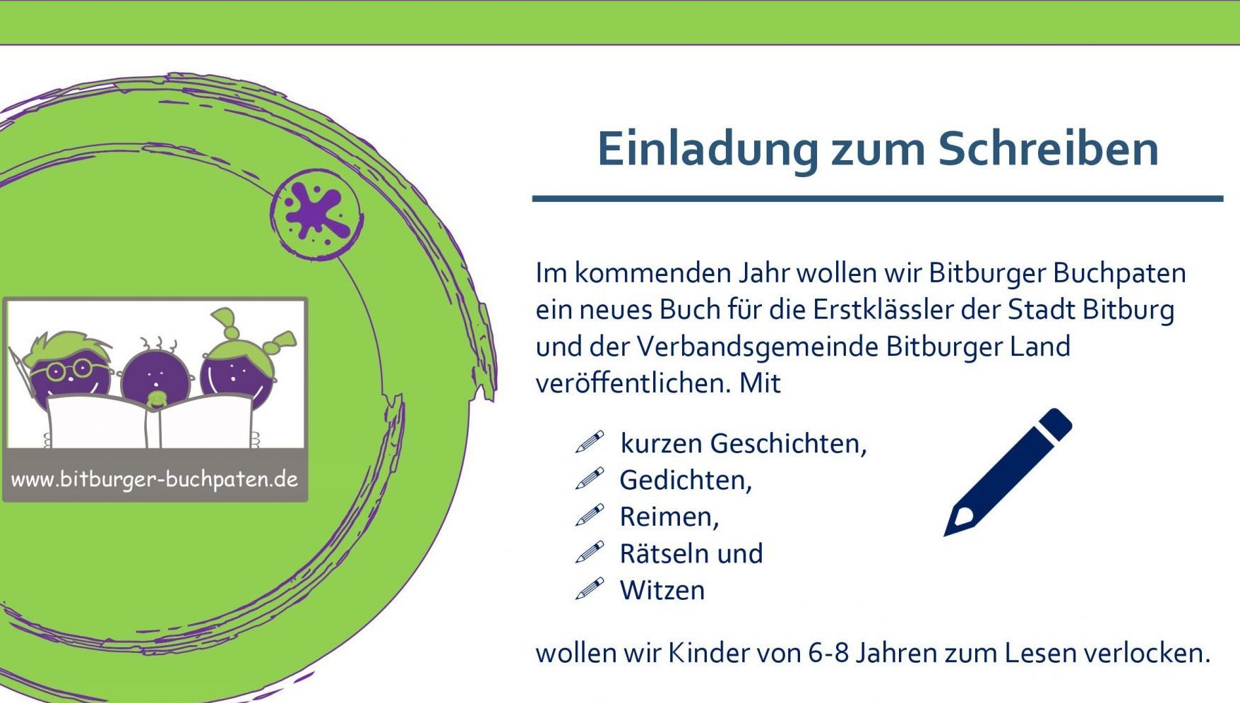 Einladung zum Schreiben