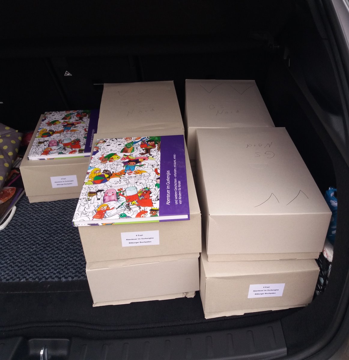 Bücher gehen auf die Reise……